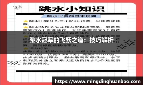 跳水冠军的飞跃之道：技巧解析